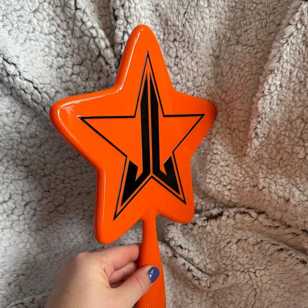 Jeffree Star Halloween Orange Star-Shaped Hand Mirror